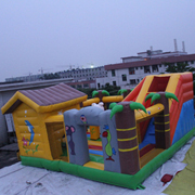 high quality better inflatable Elephant jungle castles